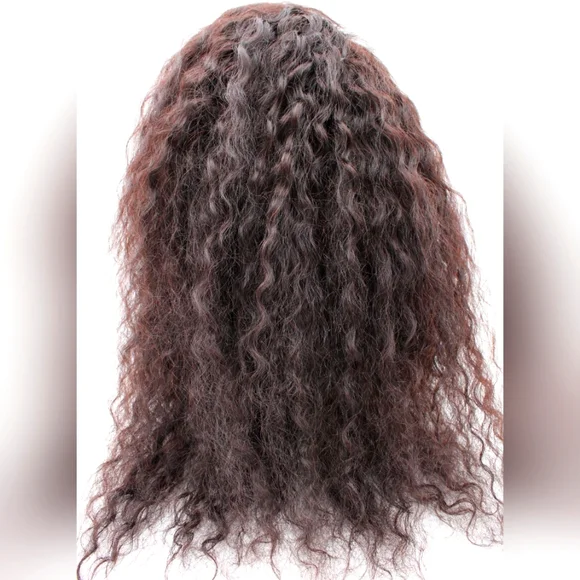 YMYHair Black Luxury Deep Wave Wig (24" / 250 Density / 360 Lace / Virgin Hair) - Picture 4 of 6